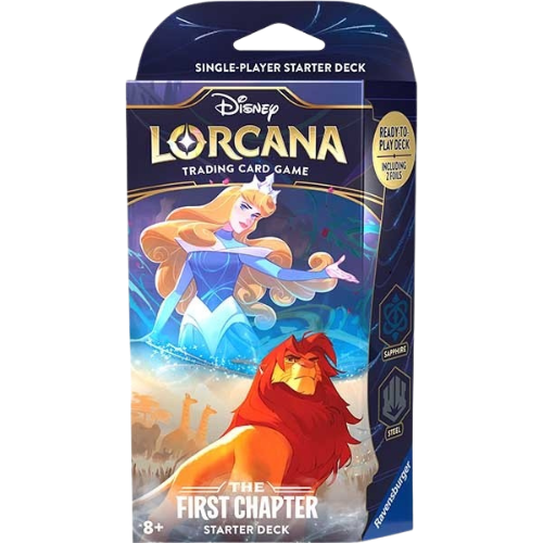 LORCANA: STARTER DECK - THE FIRST CHAPTER (SAPPHIRE/STEEL)