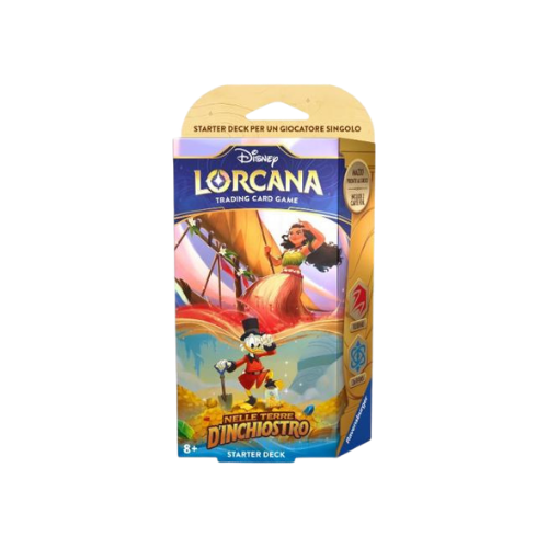 LORCANA: STARTER DECK - NELLE TERRE D'INCHIOSTRO (RUBINO/ZAFFIRO)