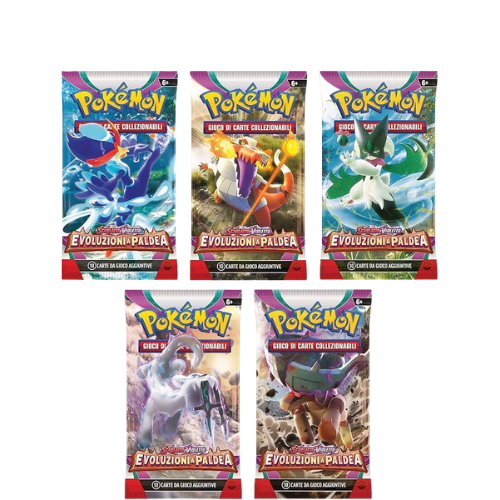 BUNDLE 4 PACK EVOLUZIONI A PALDEA ITA