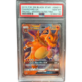 POKEMON CHARIZARD GX P.M. SM BLACK STARS #SM211 ENG PROMO HIDDEN FATES TINS PSA 10