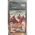 POKEMON CHARIZARD EX #056 FULL ART FOIL S&V BLACK STAR PROMO ITA AIGRADING 10
