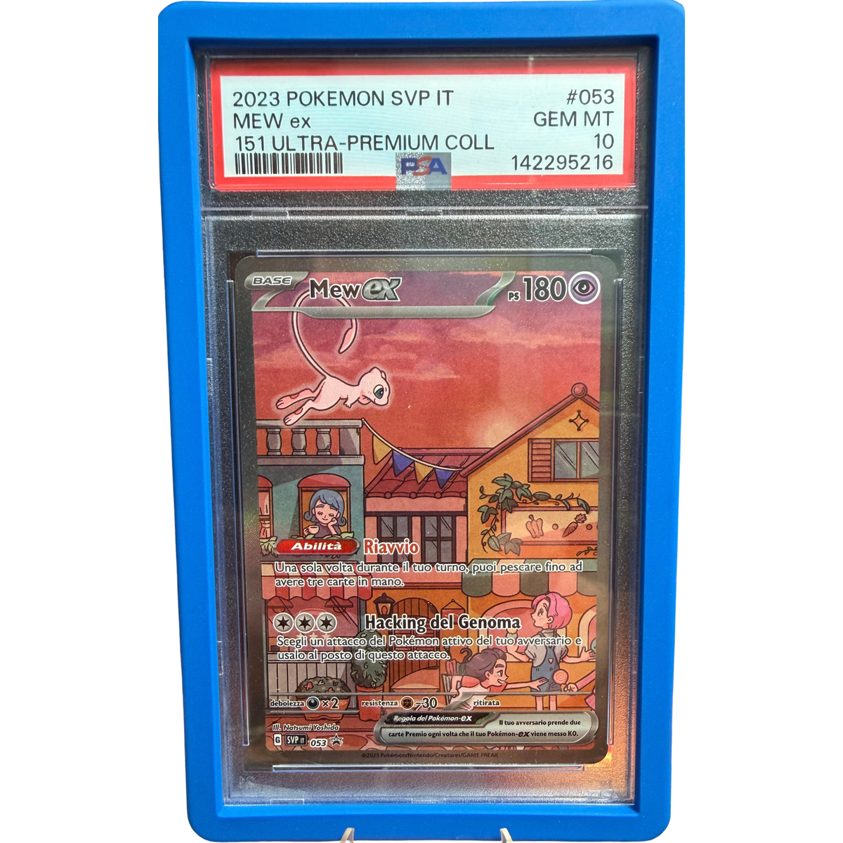 POKEMON MEW EX #053 PROMO 151 ULTRA PREMIUM COLL ITA PSA 10