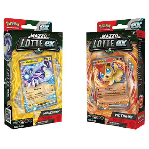 POKEMON MAZZO LOTTE EX MIRAIDON EX & VICTINI EX