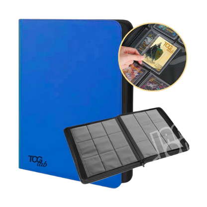 TCG LAB ALBUM 9 POCKET TOPLOADER 252 CARDS BLUE