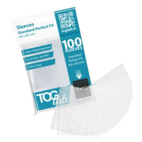 TCG LAB SLEEVES STANDARD SIZE 100pz
