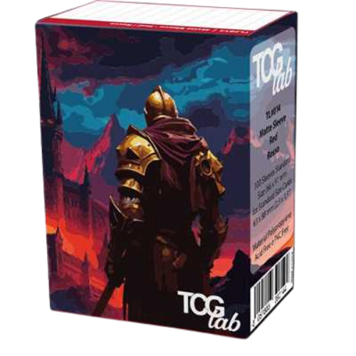 TCG LAB SLEEVES COMPETITIVE 100pz RED COLOR