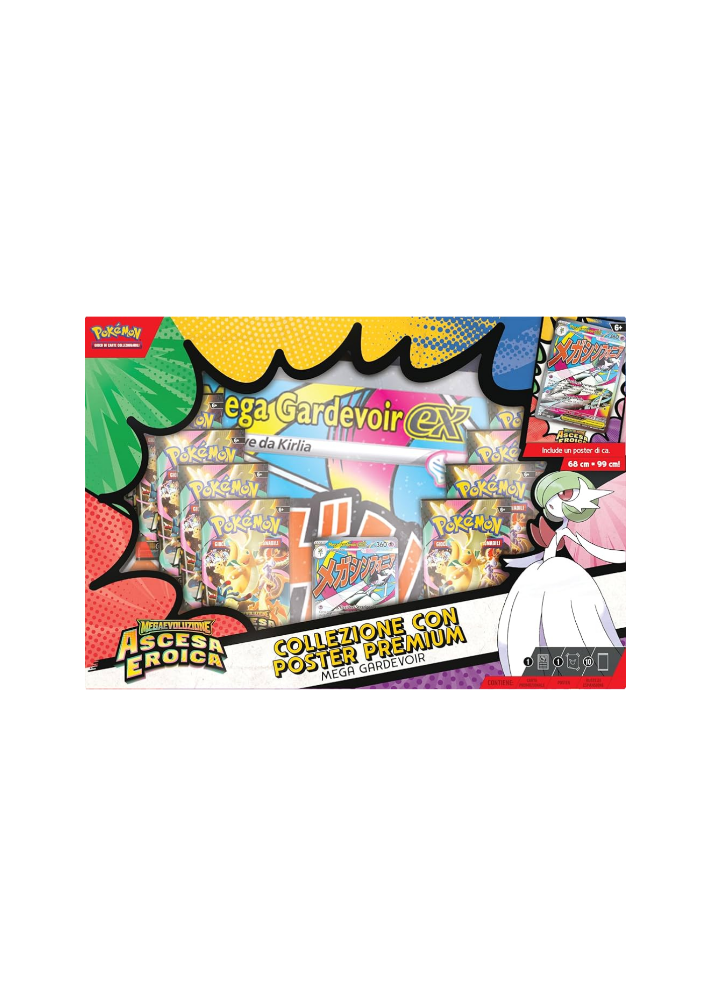 COLLEZIONE CON POSTER MEGA GARDEVOIR