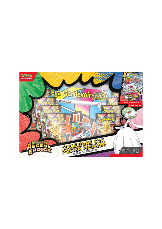 COLLEZIONE CON POSTER MEGA GARDEVOIR