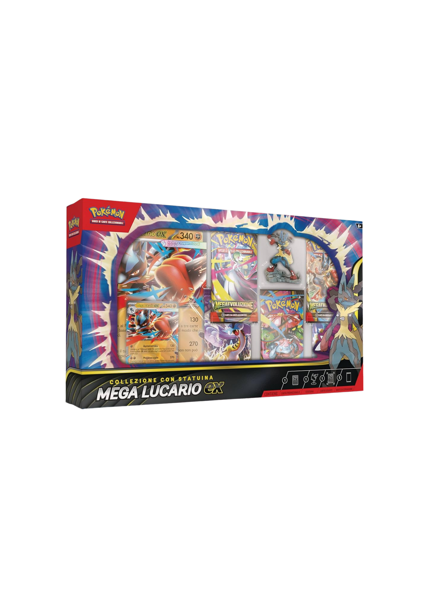 COLLEZIONE CON STATUINA MEGA LUCARIO EX
