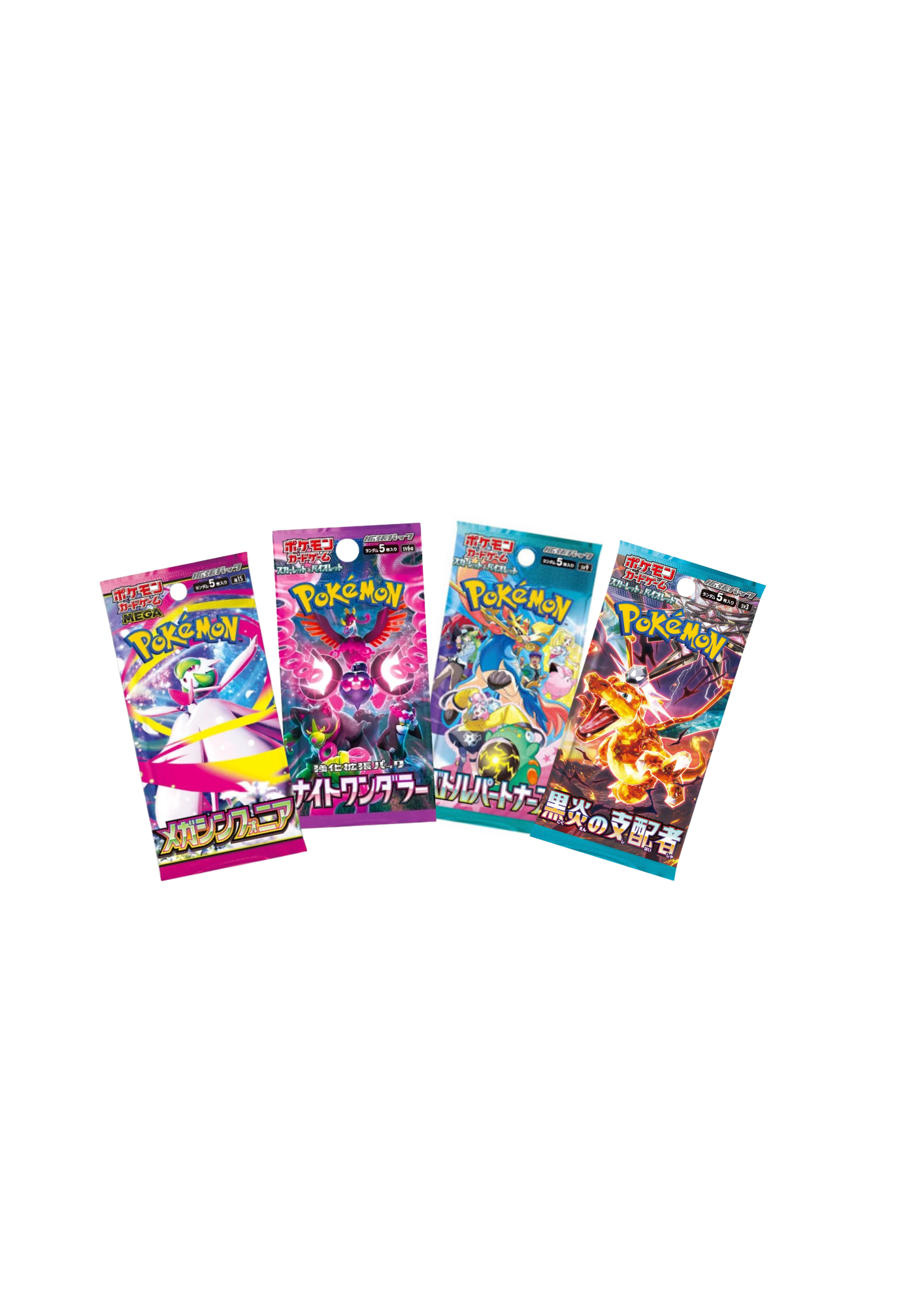 BUNDLE 4 PACK JAP POKEMON