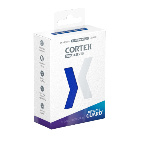 Ultimate Guard Cortex Sleeves Standard Size Blue 100pz